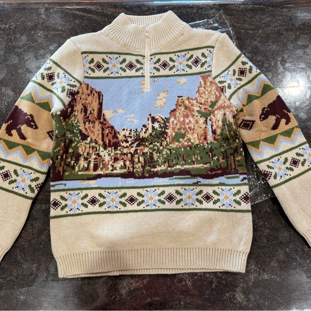 Weber’s resupply kids Yosemite park sweater